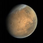 Tharsis Montes and Valles Marineris (ISRO/ISSDC/Emily Lakdawalla)